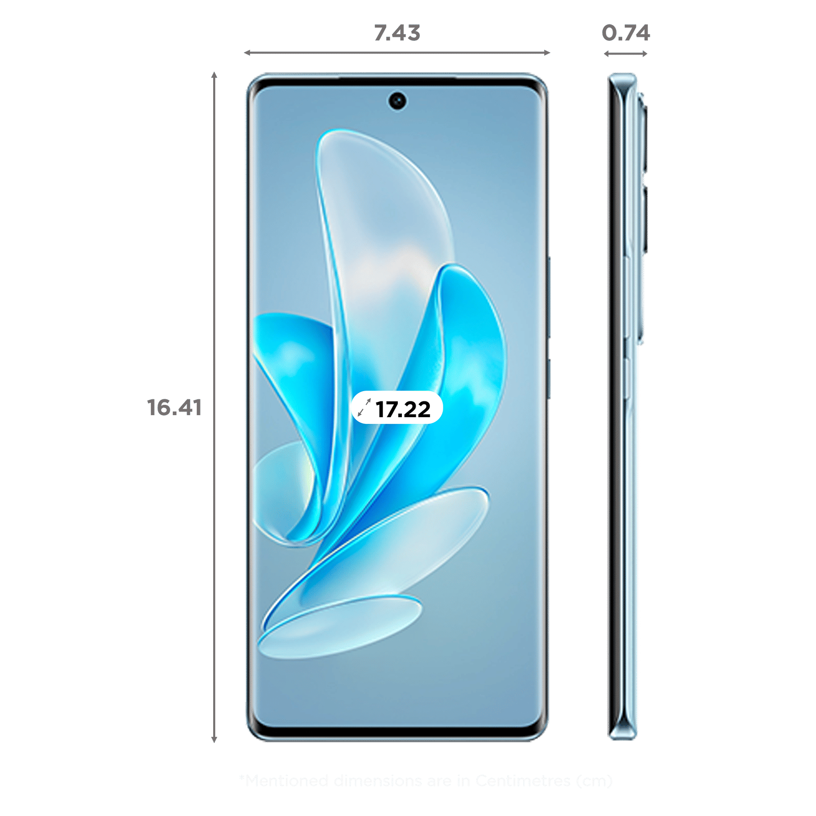 Buy vivo V29 Pro 5G (12GB RAM, 256GB, Himalayan Blue) Online - Croma